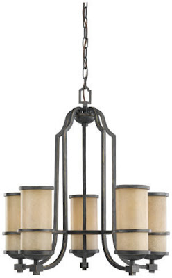 Sea Gull 31521-845 5 Light Roslyn Chandelier Flemish Bronze