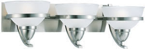 Sea Gull 44117-962 3 Light Eternity Wall / Bath Fixture Brushed Nickel