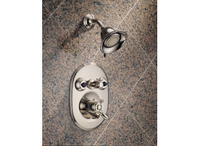 Delta T18T255 Victorian Thermostatic Jetted Shower System