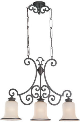 Sea Gull 66145BLE-814 3 Light Energy Star Acadia Billiard Fixture