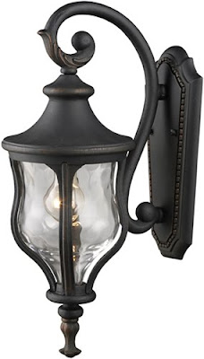Elk 42250/1 Grand Aisle 1 Light Mini Outdoor Wall Mount In Weathered Charcoal