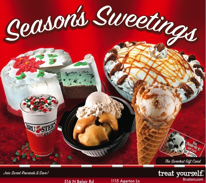 Bruster's Real Ice Cream of Augusta and Evans, GA Some Cool for Your Yule