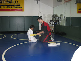 Alex with his yellow belt