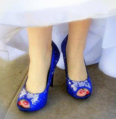 Trends Bridal shoes with blue colour2 Trends Bridal shoes with blue colour2