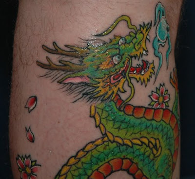 Full Color Chinese Dragon Tattoos