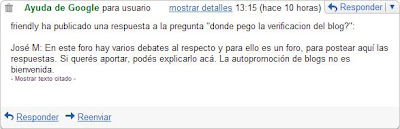 Mi experiencia con el foro de Blogger