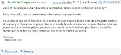 Mi experiencia con el foro de Blogger