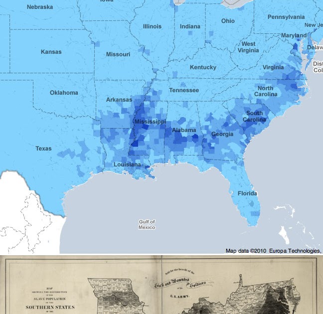 maps compared slavery in 1860 and american maps compared slavery in 1860 and american