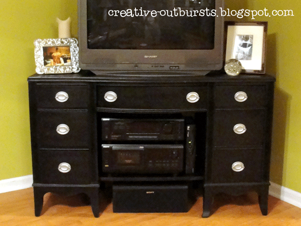 Creative Outbursts Treasure Our New to Us TV Stand