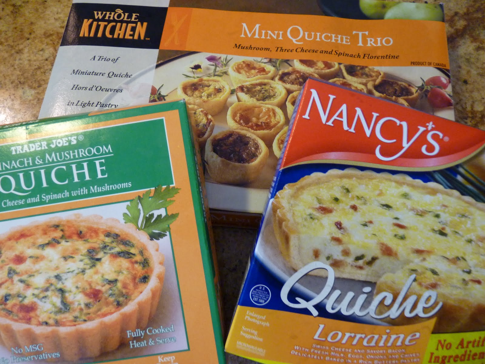 where to buy frozen quiche