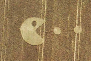 Pacman crop circle
