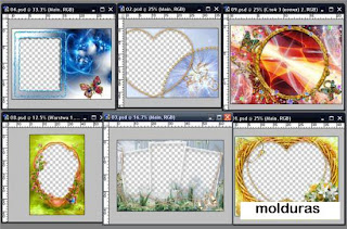 10 Molduras Template for Photoshop New