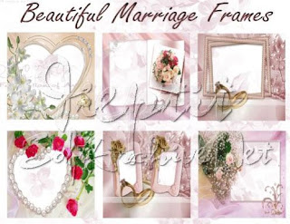 Beautiful Marriage Frames For PhotoShop