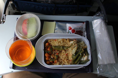 キャセイパシフィック航空のスペシャルミール（ジャイナ式菜食）