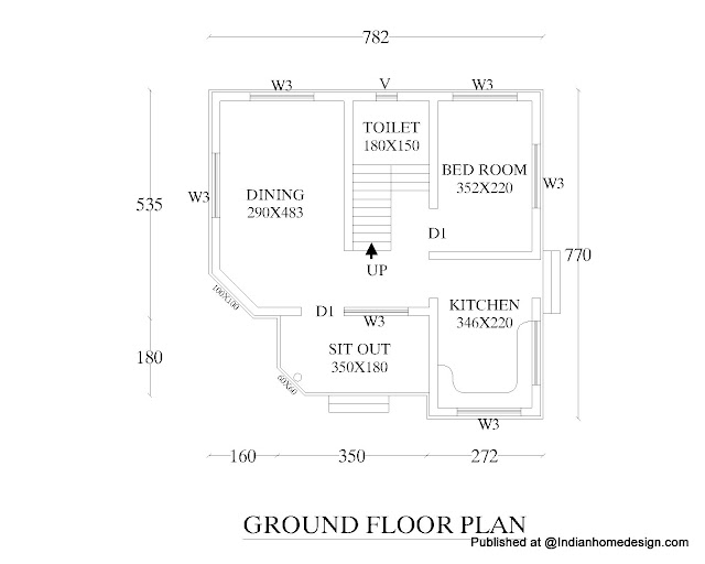 600 sq ft house plan on 850 square feet house floor plan