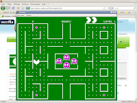 écran pacman firefox