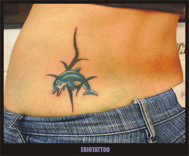 animal tattoos - dolphin tattoos. animal koi tattoo images. animal tattoos