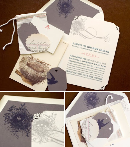 bridal shower invitation backyard