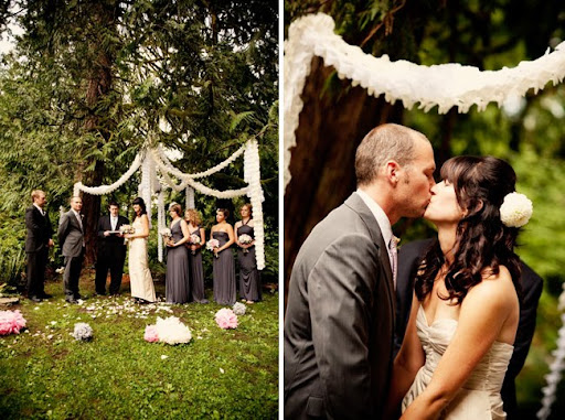 Love this beautiful ceremony site they created wedding Love this beautiful ceremony site they created wedding