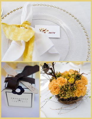 Georgia and Ivy: Yellow/Brown Baby Shower