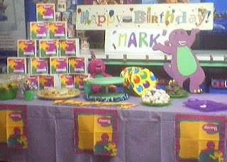 barney character for birthday party