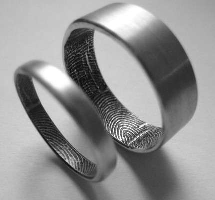 Fingerprint Wedding Rings on Fingerprint Wedding Rings The Beading Gem S Journal