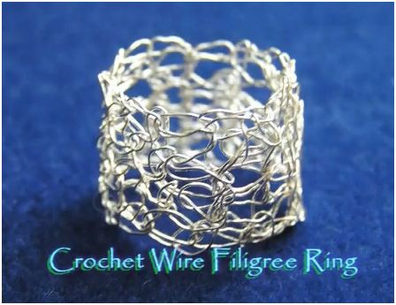 crochet wire rings patterns