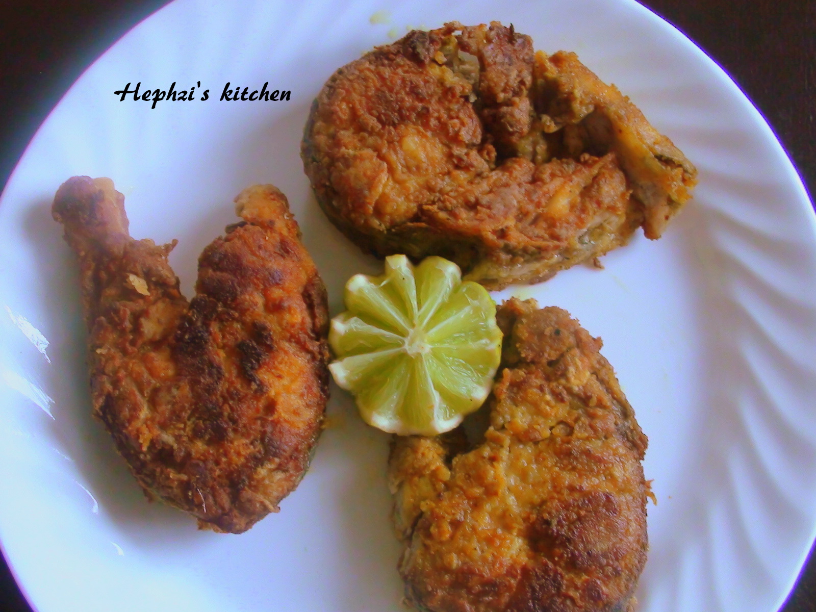 From my kitchen.... KingFish Steak