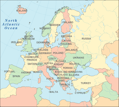 maps of europe. europe map. map of europe. vote upvote downsharePrintflag