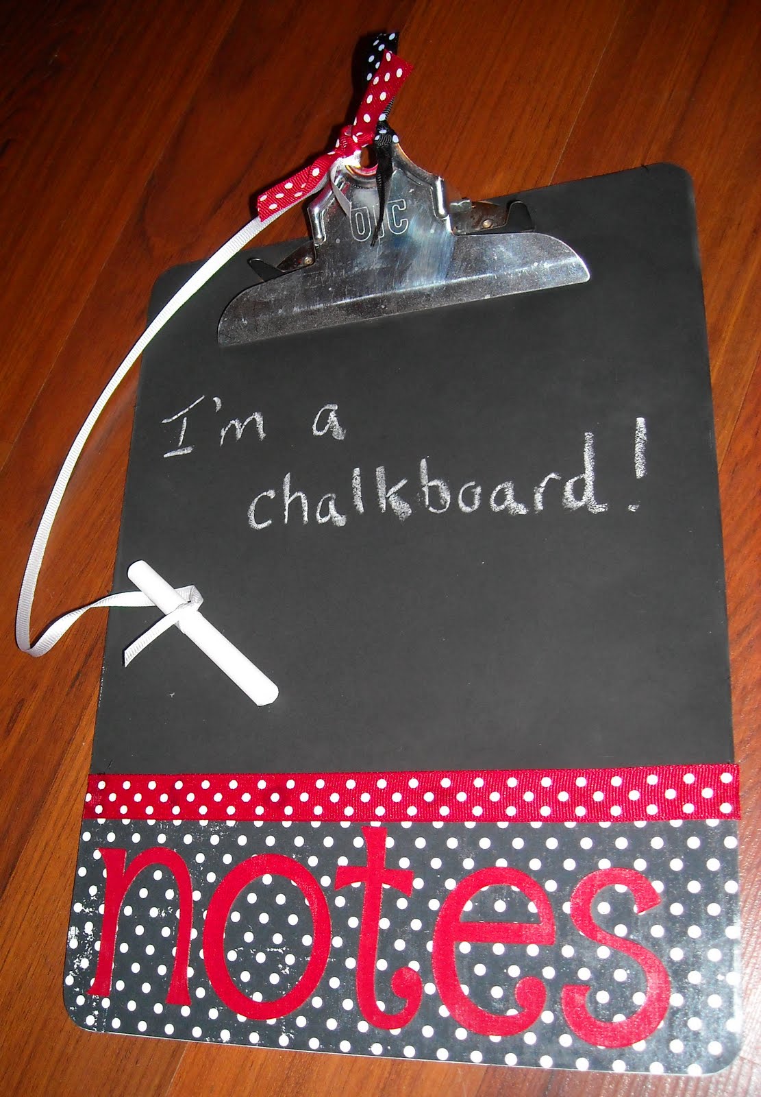 Christy Robbins Chalkboard Clipboard
