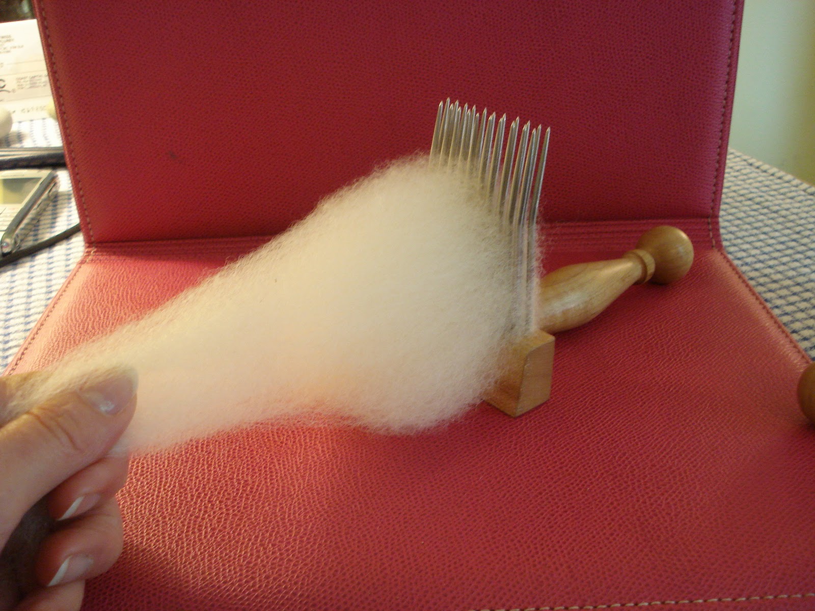 100Mile Wear Cleaning fibre with wool combs Rambouillet