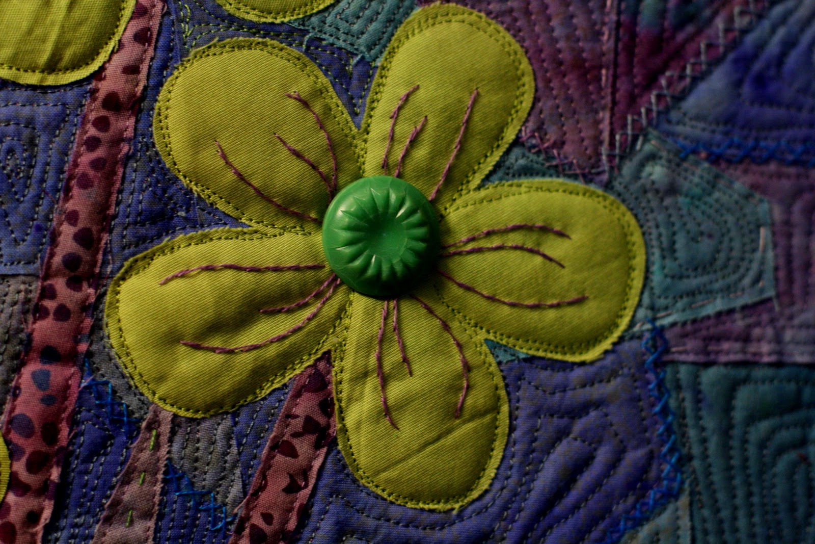 Finishing Lines by K. Sperino raw edge applique