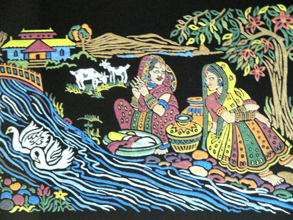 Creative Crafts & Arts Beautiful Emboss Painting