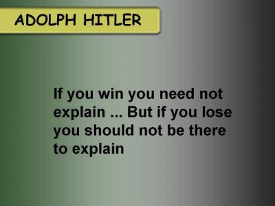 hitler quotes: No Fear