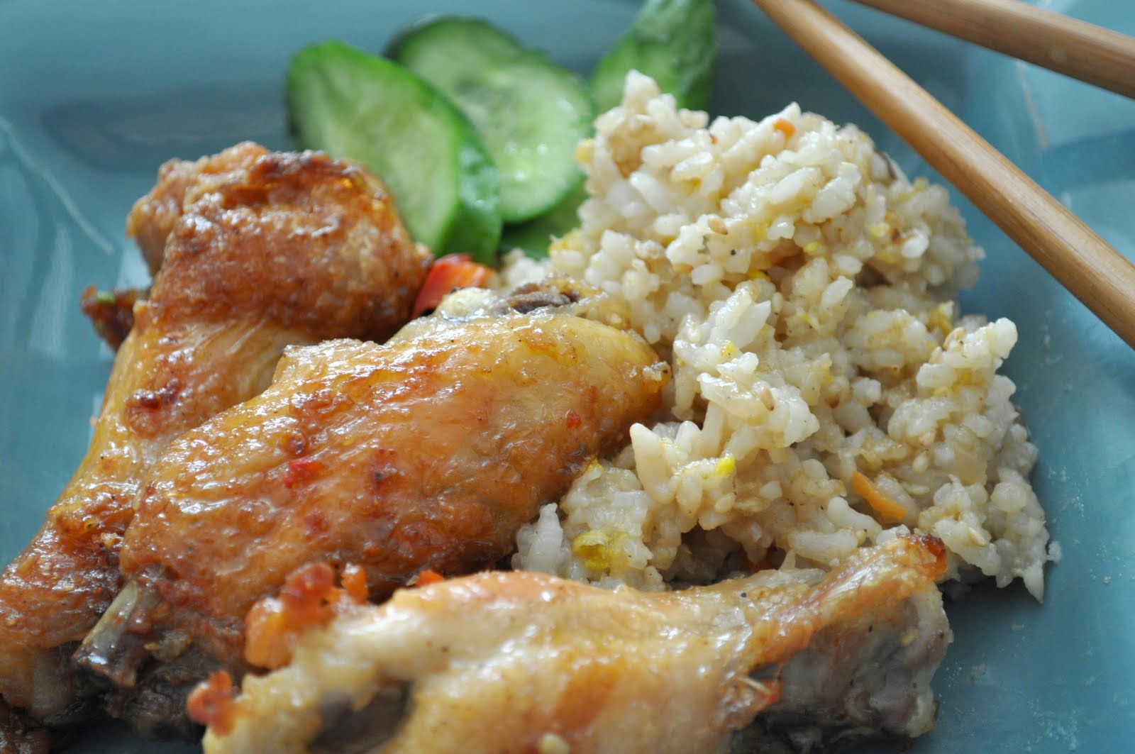 Singaporean Chicken Rice Wings Recipe — Dishmaps