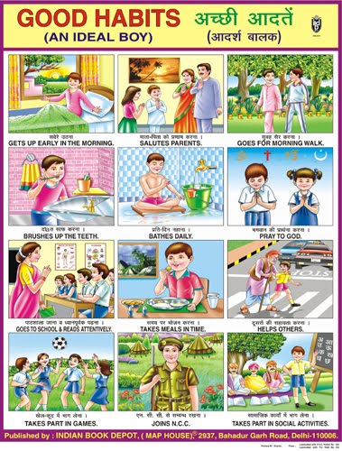 Good Habits Chart In English