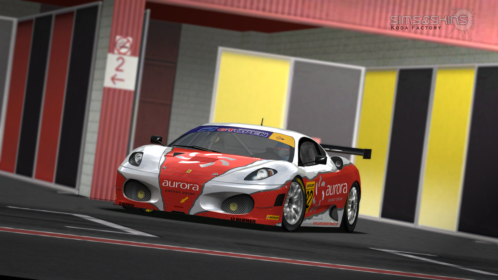 Koda Factory Aurora Racing F430 GTOpen 2010 rFactor