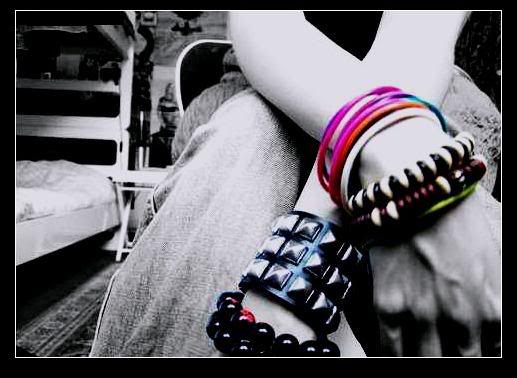 emo bracelet