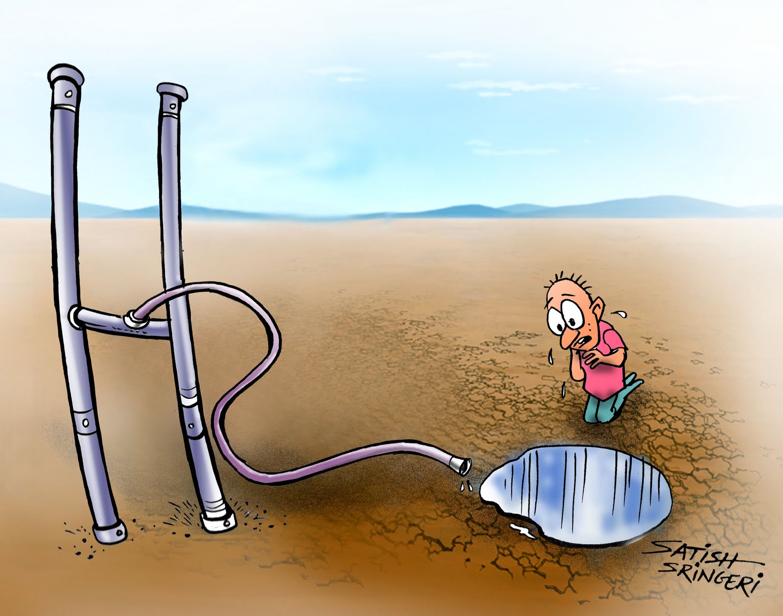 SRINGERICARTOONS: SAVE WATER