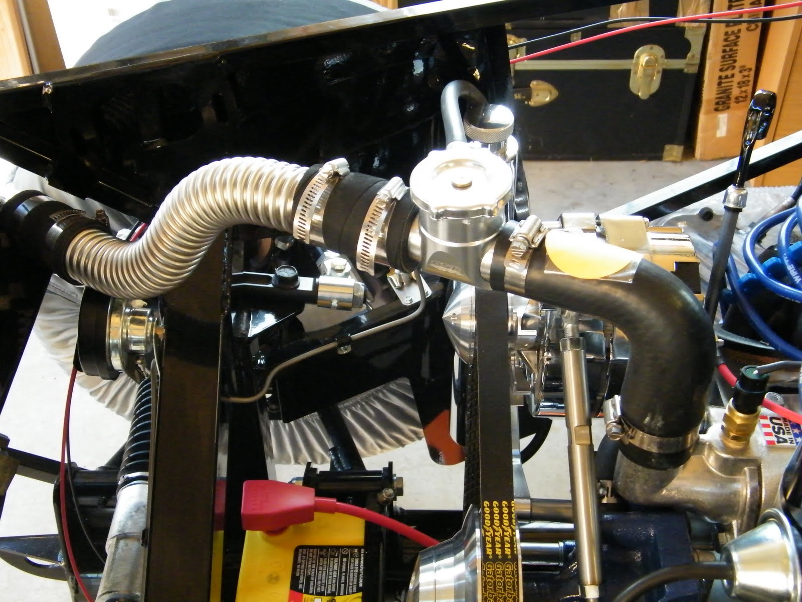 Fraser's FFR Cobra Build Final Installation of Radiator 4 Hours