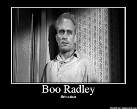 how is boo radley described
