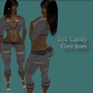 Eye Candy Grey Jean