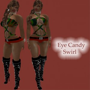 Eye Candy Swirl Red