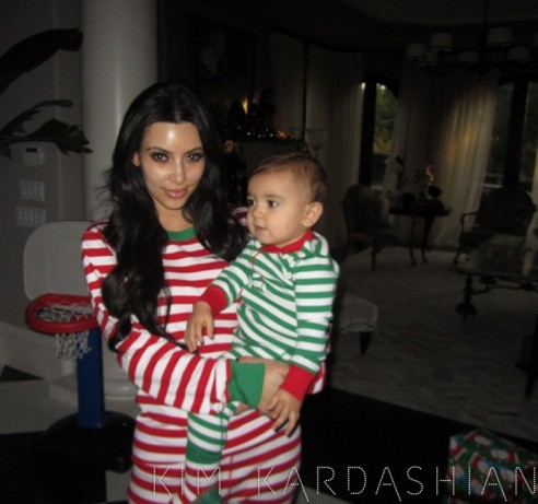Kardashians Jenners Christmas Morning In Pajamas