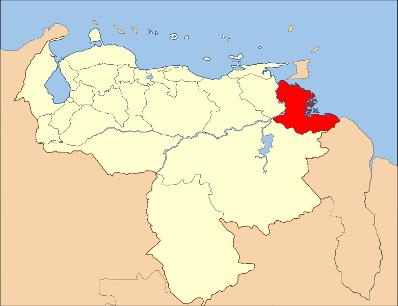 ESTADO VENEZUELA DELTA AMACURO estado venezuela delta amacuro: