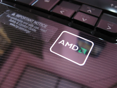 AMD logo on pavilion dv2