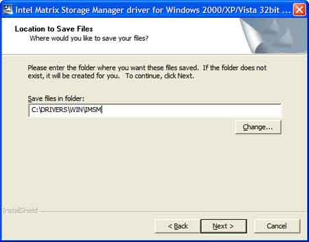 Intel Matrix Storage Manager Setup Intel Matrix Storage Manager Setup