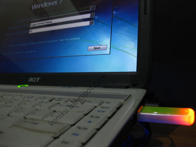 Install Windows 7 from USB flash drive Install Windows 7 from USB flash drive
