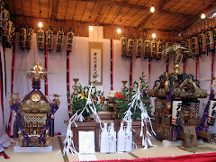 Shinto Shrine Alter at Festival