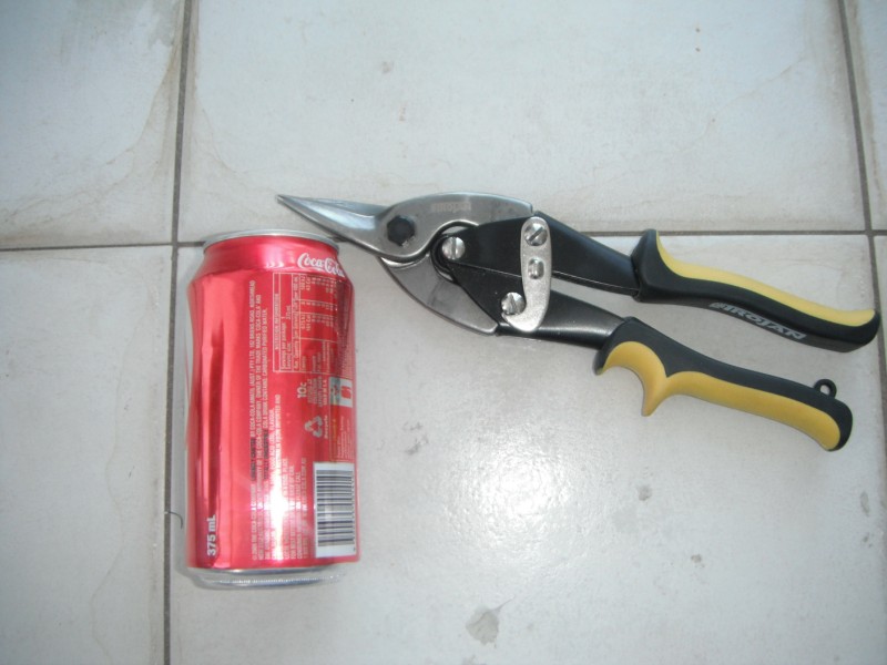 solar heater tin drill holes snips scissors strong pair why very